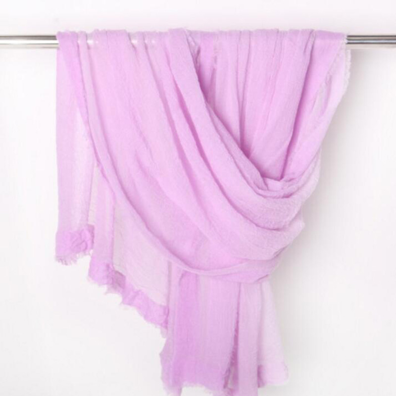 Soft Wool Scarves Lightweight Pink Women Fashional Fall Scarf